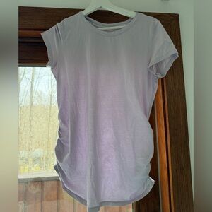 Old Navy Light Purple Maternity Short Sleeve Tee